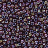 Toho Treasure beads 11/0 Rainbow Hyacinth/Teal-Lined TT-01-1842